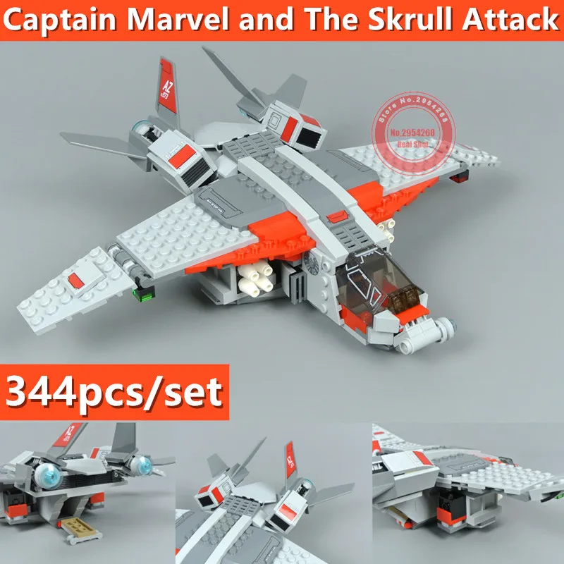Новые Супергерои The Skrull Attack капитан Fit Мстители 4 Marvel Endgame строительные блоки кирпичи игрушки Рождественский подарок ребенок день рождения