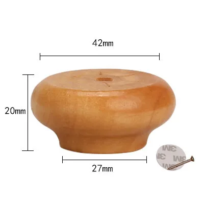 Solid Wood Furniture Heighten Legs Sofa Stool Increased Pad Bed TV Cabinet Coffee Table Round Heighten Feet Furniture Parts B1