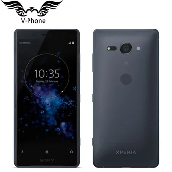 Перейти на Алиэкспресс и купить Новый оригинальный двойная sim sony Xperia XZ2 Compact H8324 4 Гб 64 Гб мобильный телефон 5 дюймSnapdragon 845 NFC 4G Android телефон