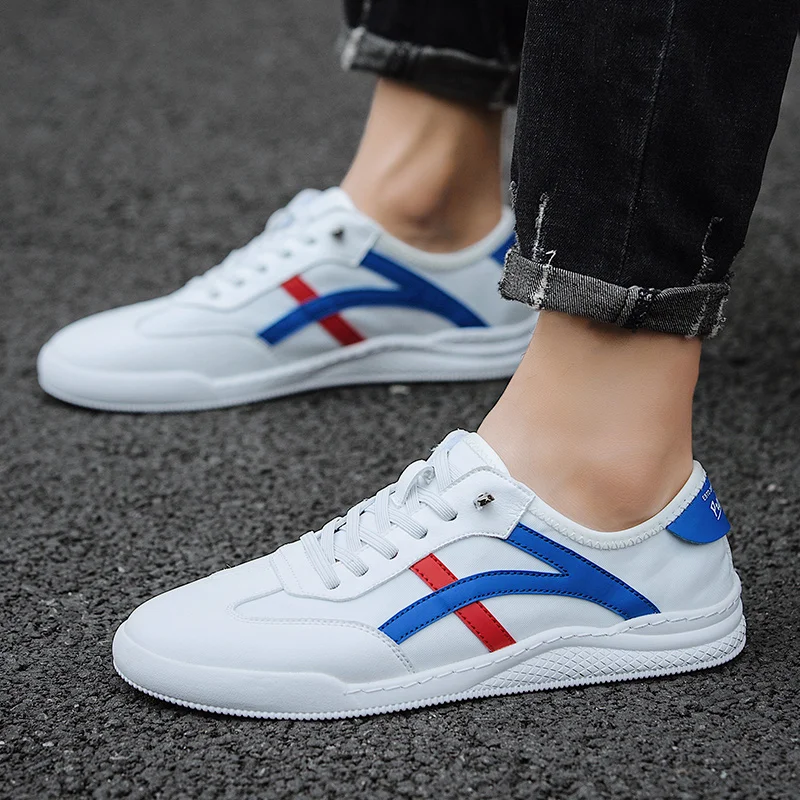 

High-quality Arkham shoes public version of Aixus wild net red white shoes board shoes sneakers size trendy casual shoes