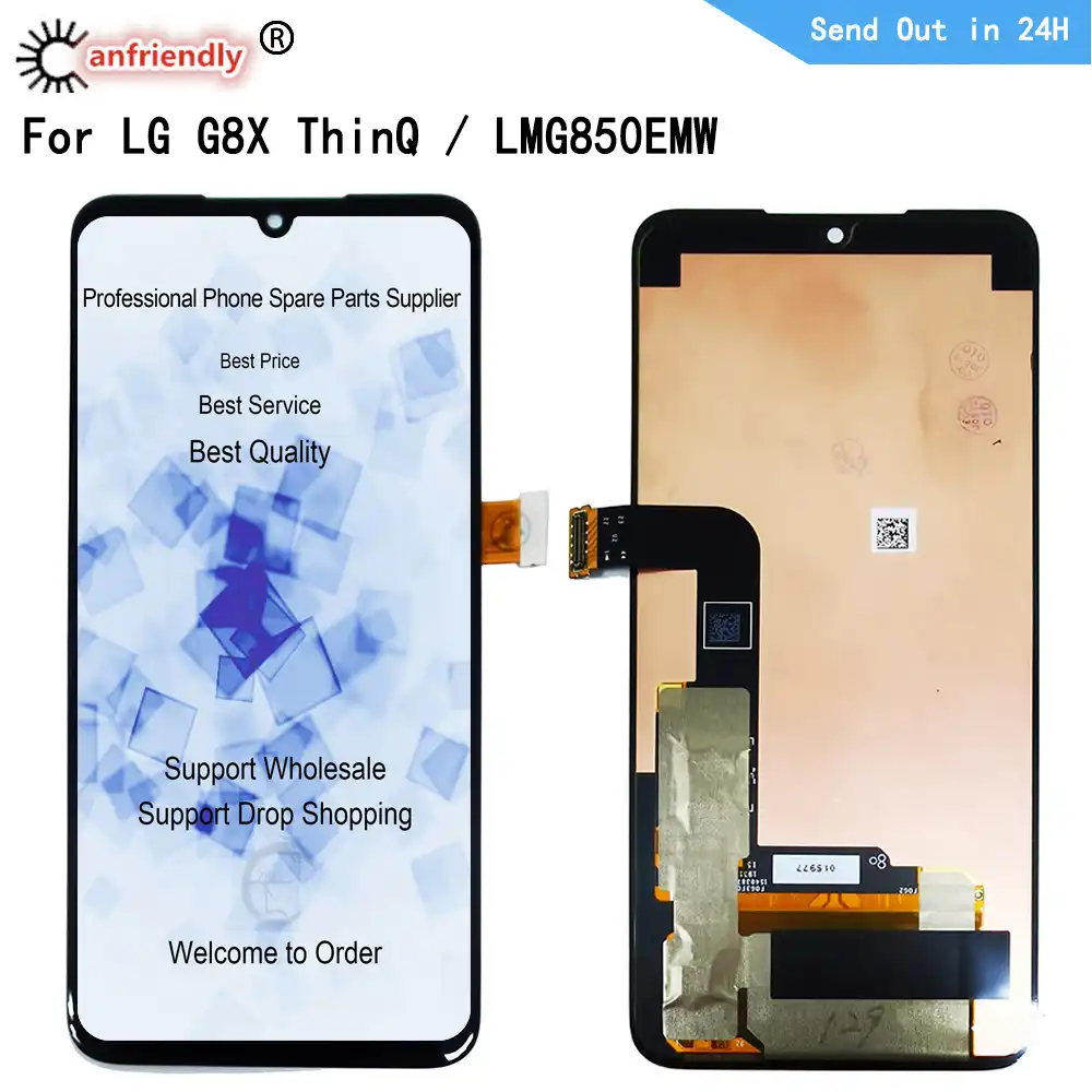 6 4 Oled Lcd For Lg G8x Thinq Lmg850emw Lcd Display Touch Panel Screen Digitizer With Frame Assembly 1080 X 2340 Pixels Mobile Phone Lcd Screens Aliexpress