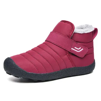 

Plus Size Women's Shoes Casual For Winter Boots Women Fashion Woman Cotton Fabric Keep Warm Snow Boots Female Ankle Botas Mujer