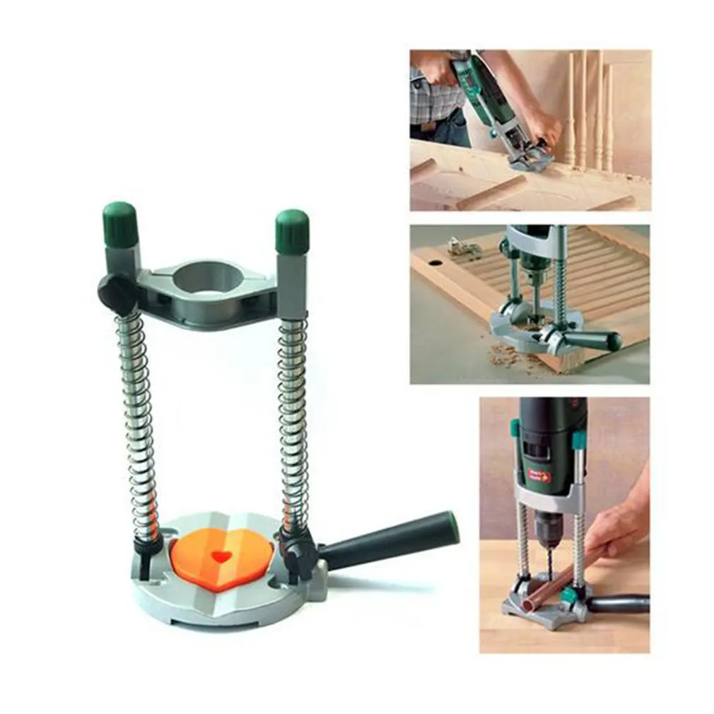 

Adjustable Angle Drill Holder Guide Stand Positioning Bracket Dremel Grinder Accessory Pocket-Hole Electric Drill Stand