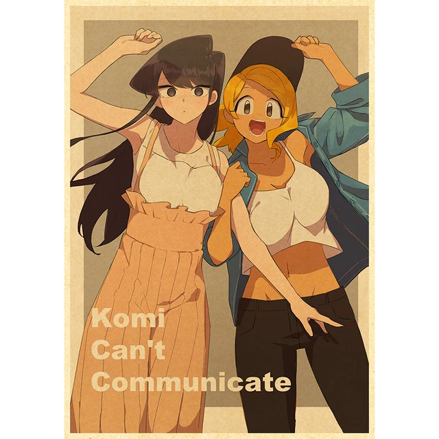 Komyushou Desu Posters Anime Komi Cant Communicate Poster Kraft Paper Vintage Home Room Art Wall Stickers 5