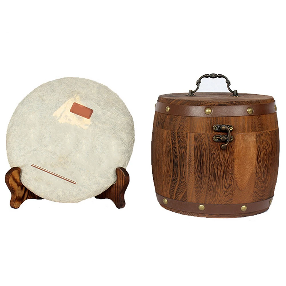 Mini Vintage Retro Style Wooden Barrel Storage For Tea Leaf Coffee Flour Beans Mini Vintage Retro Style Wooden Barrel Storage For Tea Leaf Coffee Flour Beans