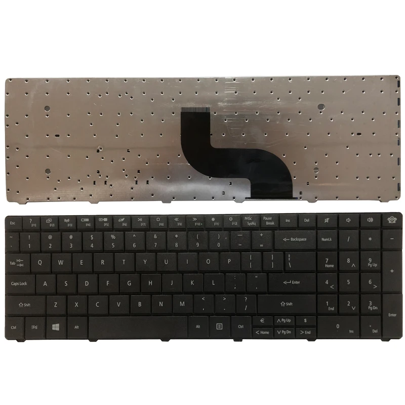 Английская клавиатура для ноутбука Packard Bell NE71B Q5WTC Z5WT1 V5WT2 Z5WT3 Z5WTC LE EG70 EG70BZ US черная |