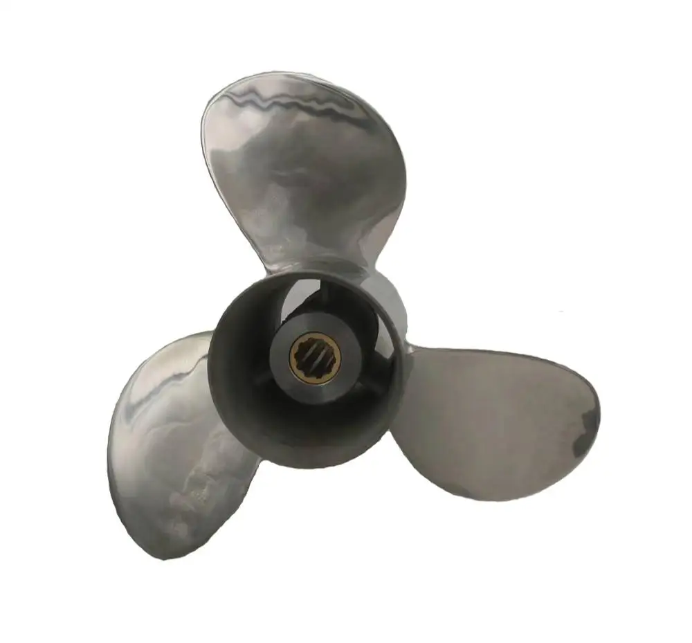 10 1/4x11 для 25-30HP для Tohatsu сталь Набор пропеллеров моторы 10 зубов лодка аксессуары морской катер винтов