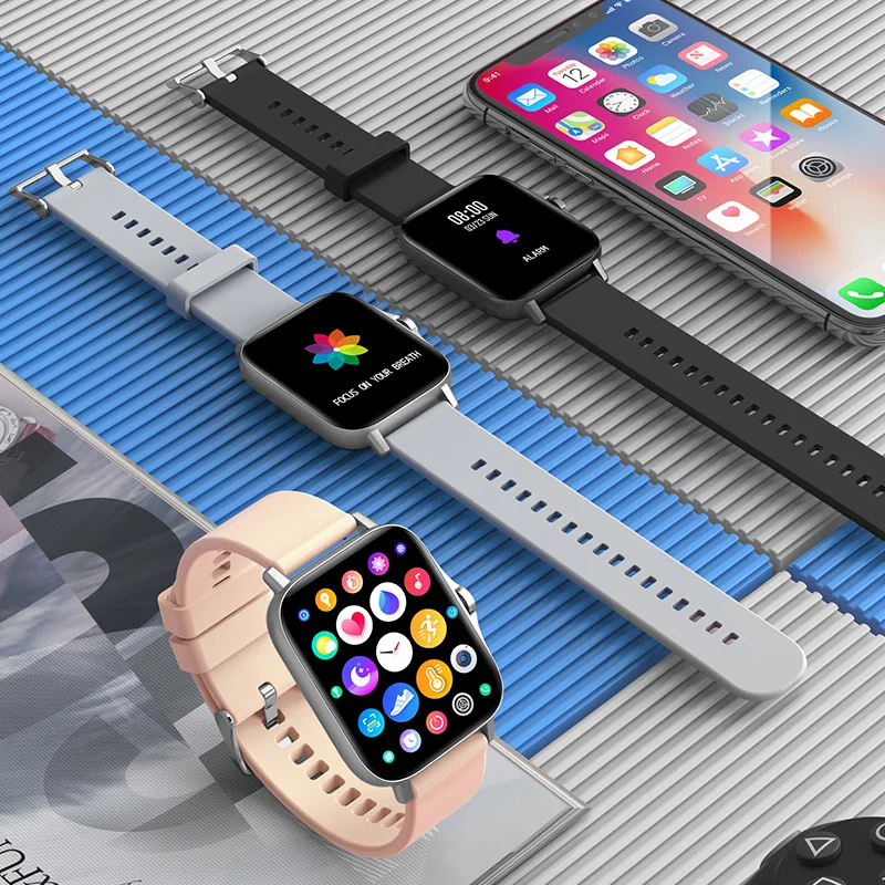 I18  ȭ Ʈ ġ 1.69 ġ  ڵ  ͸ ƮϽ  Smartwatch ȵ̵ IOS