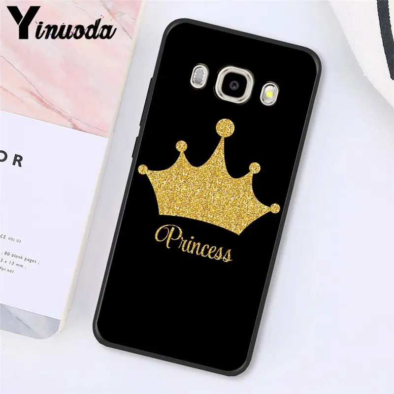 Cartoon Crown King and Queen  