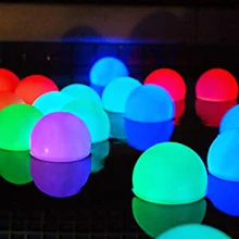Floating Pool Lights Waterproof LED Ball Light RGB Color Changing Light Up Balls for Pool Pond Party Holiday Home Decor 8CM free shipping magic rgb led ball outdoor diameter 20 cm rechargeable glowing sphere waterproof pool color changing light ball