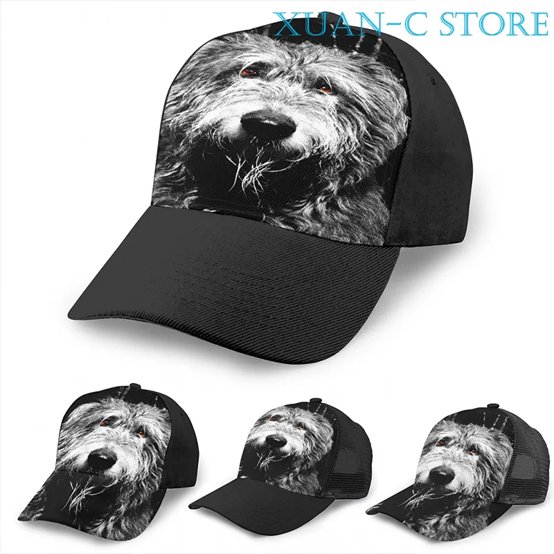 Hazard-Our Irish Wolfhound баскетбольная Кепка для мужчин и женщин мода по всему принту черная шляпа унисекс