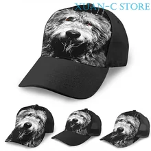 Hazard-Our Irish Wolfhound баскетбольная Кепка для мужчин и женщин мода по всему принту черная шляпа унисекс