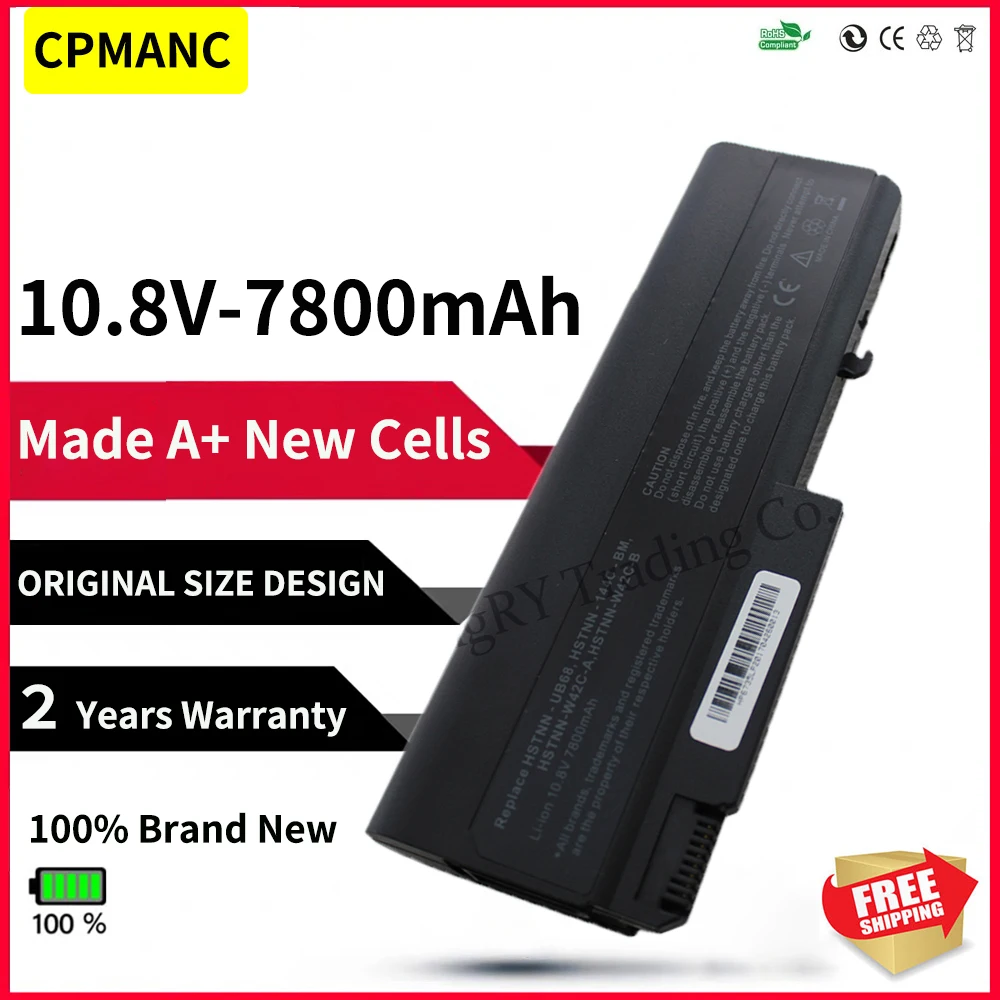 Новый аккумулятор 7800 мАч для ноутбука HP 6930p 8440p 8440w 6440b 6445b 6450b 6540b 6545b 6550b 6555b 6530b 6535b