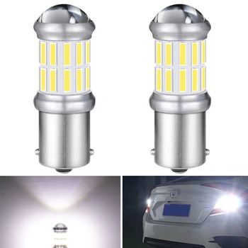 

2x 1156 P21W BA15S Error Free Super Bright LED Bulbs 12V Car Backup Reverse Lights For Volvo XC90 XC60 V70 S80 S40 V60 C30 V50