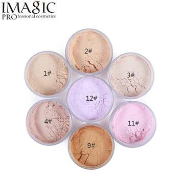 

IMAGIC Loose Powder Face Makeup Palette Foundation Setting Finish Powder Concealer Oil-control Natural Make Up