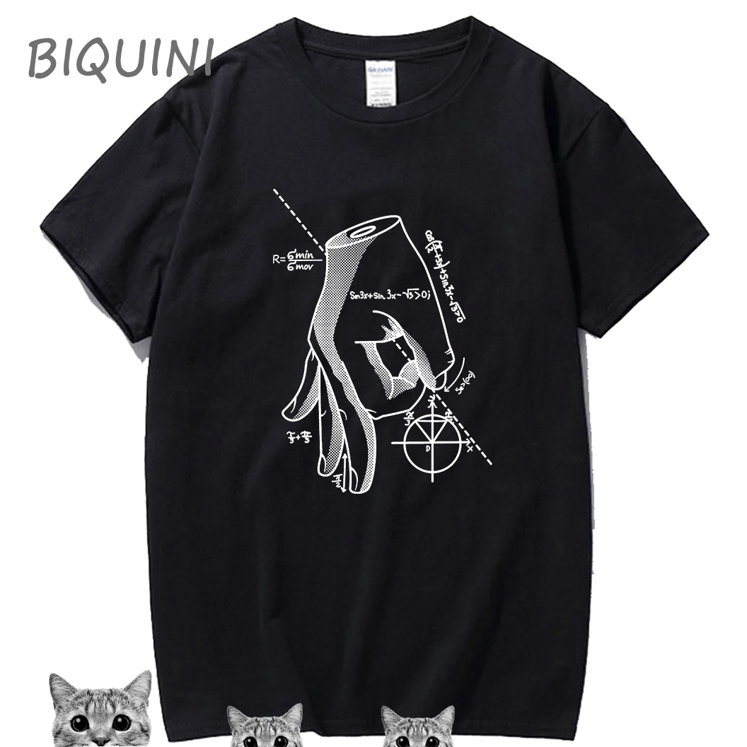 

Nerd Troll Print T-shirt Geometric formula Fashionable Shirt Men / Women / Kids Summer Tees Boyfriend Gift Streetwear T Shirt