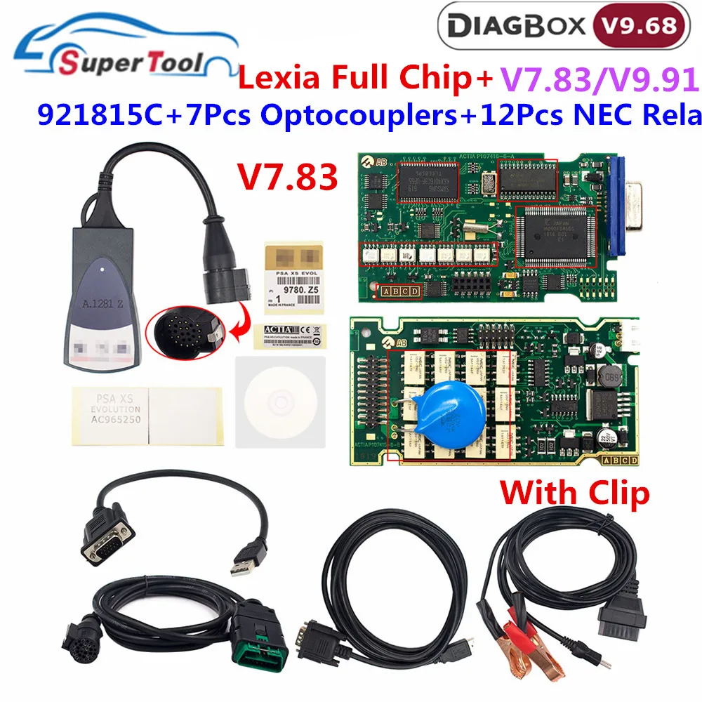 PP2000 Lexia Diagbox V9.91 Full Chip Firmware 921815C For Peugeot Citroen OBD2 Car Diagnostic Tool Lexia3 V48/V25 Code Read | Автомобили и