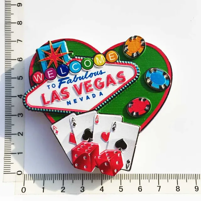 Las Vegas Hűtőszekrény Mágnesek Világutazás Ajándéktárgy Mágneses Matricák