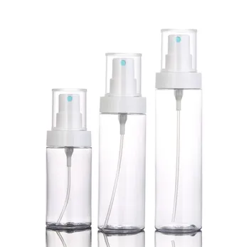 

120ml Refillable Plastic Transparent Small Empty Spray Bottle For Make Up And Skin Care Travel use perfume atomizer Bottle