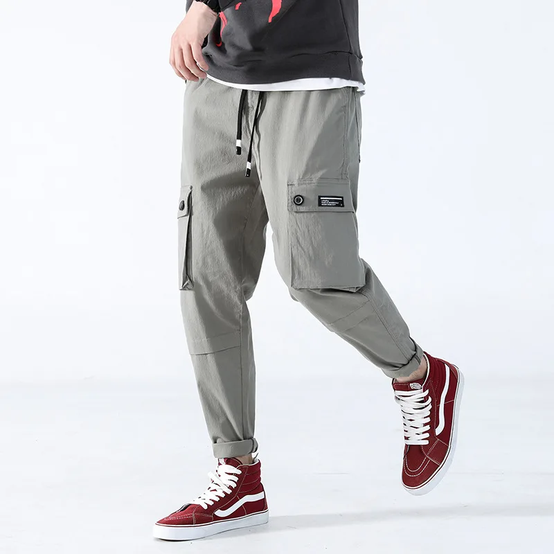 

Mr. Dewan Origional Spring Men'S Wear Japanese-style Retro Simple Ankle Banded Pants Trend Youth Skinny Harem Pants Workwear Pan