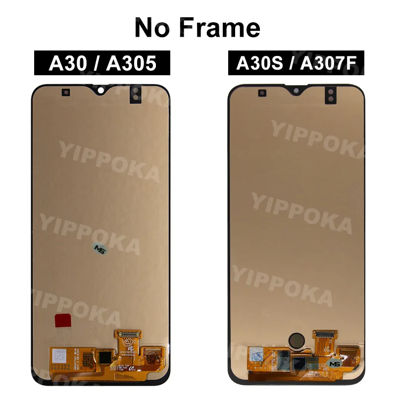 LCD 터치 스크린 디지타이저 디스플레이 어셈블리, 6.4 인치 AMOLED, 삼성 갤럭시 A30, A305, A30S, A307F 용 SM-A305F 디스플레이 선택