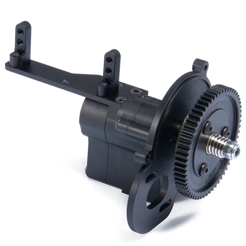 Metal CNC Chassis / Gear Box Transfer Case Center Gearbox Transmission Case 2 Speed for 1/10 Axial SCX10 Wraith 90018 RC Crawler