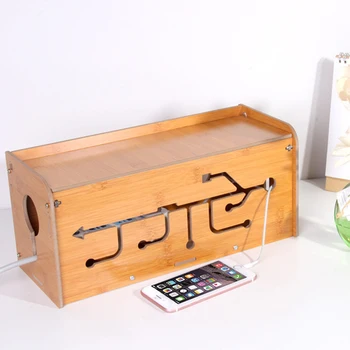 

Socket Charging Wire Storage Box Plastic Multifunction Anti-Dust Household Supplies Case For Organizing Charger Socket Cables