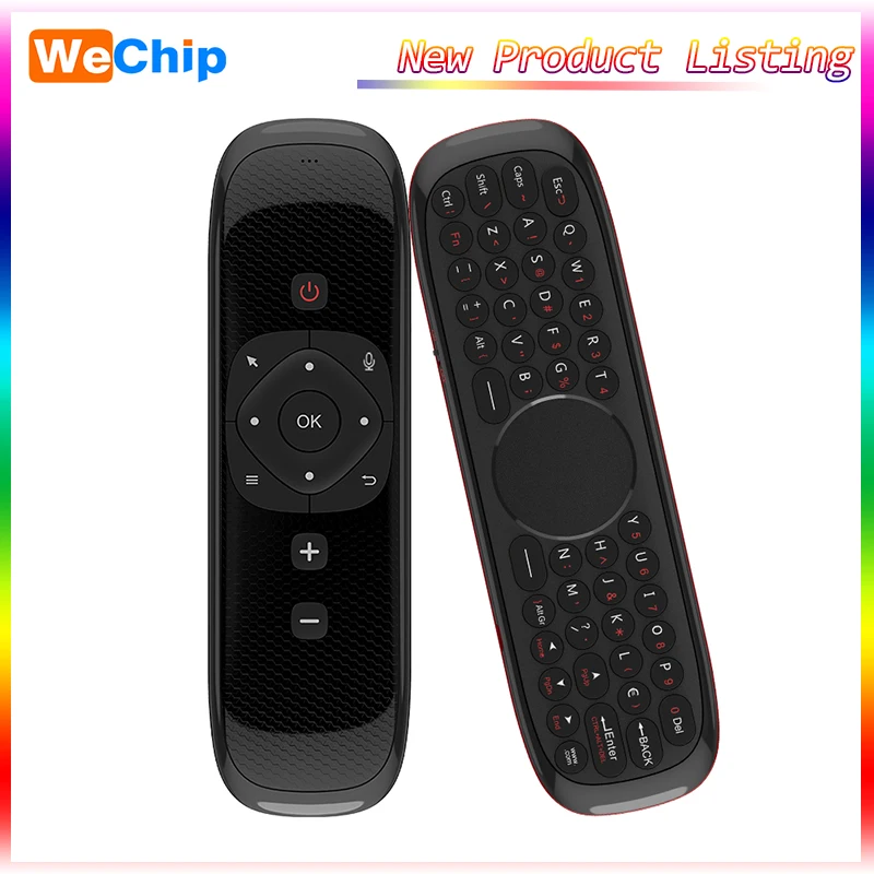 Wechip W2 Air Mouse Голос Функция гироскопа зондирования Беспроводной клавиатура