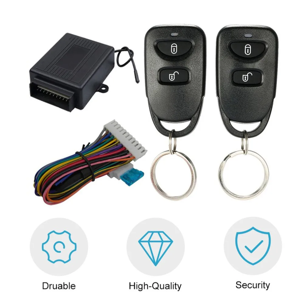 M602-8114 Remote Control Central Locking Kit For KIA Car Door Lock Keyless Entry System With Trunk Release Button