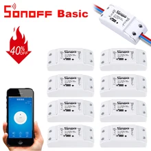 1/5Pcs Sonoff Grundlegende Wireless Wifi Schalter Fernbedienung Automation Modul DIY Timer Universal Smart Home 10A 220V AC 90-250V