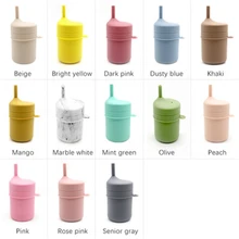 Baby Show – tasse à boire 180ML pour enfants, gobelet en Silicone de qualité alimentaire, souple et imperméable pour bébé, enfant apprend à boire, tasse d'alimentation 2022 