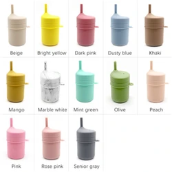 Baby Show – tasse à boire 180ML pour enfants, gobelet en Silicone de qualité alimentaire, souple et imperméable pour bébé, enfant apprend à boire, tasse d'alimentation 2022 