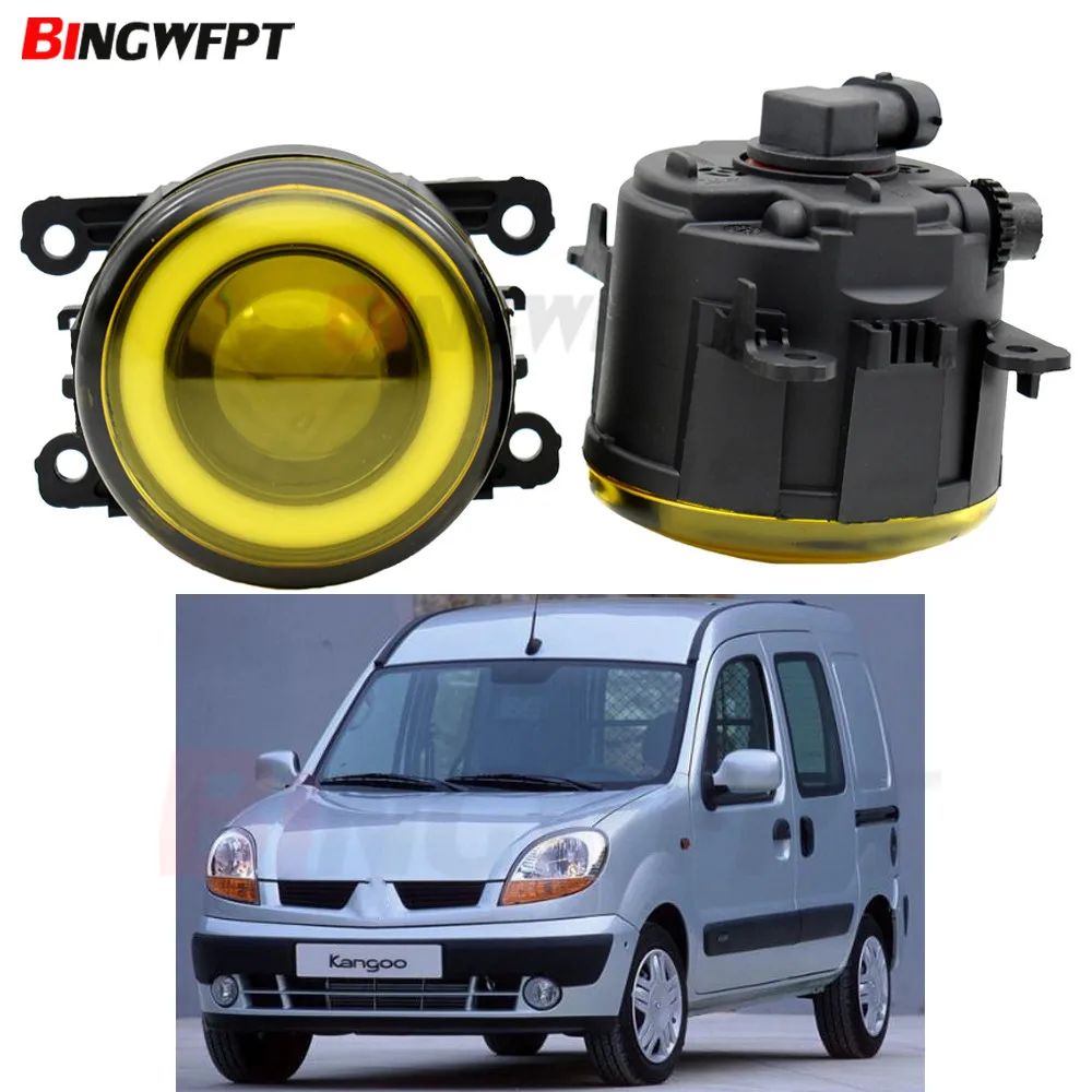 2 шт. Противотуманные фары Angel Eye светодиодный фонарь для Renault DUSTER Megane 2/3 Kangoo Suzuki GRAND