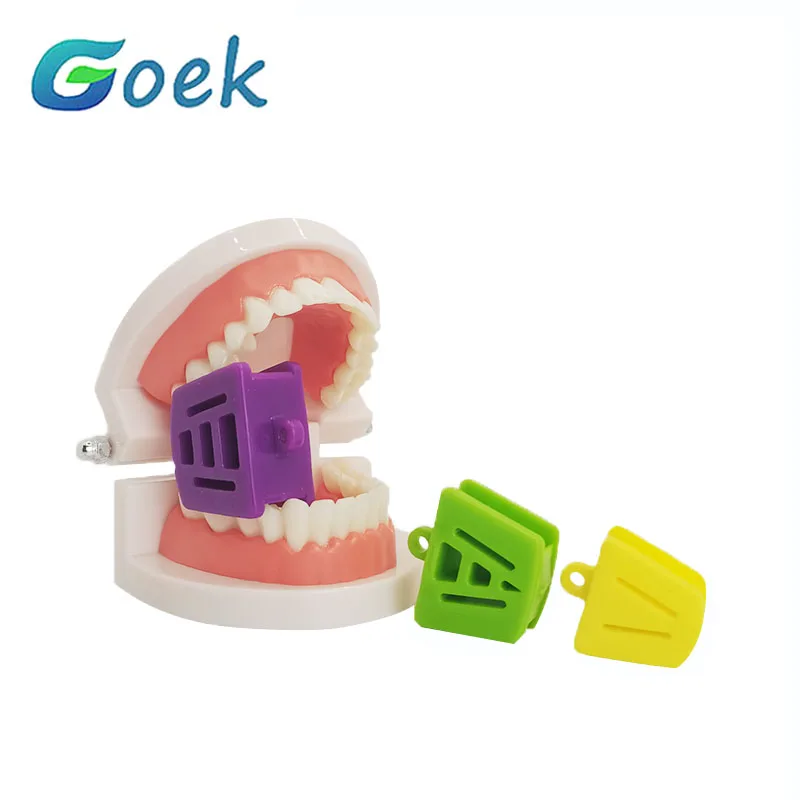 

12pcs Dental Bite Block Oral Occlusal Pad Mouth Opener Props Cheek Retractor Rubber Cushion S M L Dentistry Tools Adult/Child