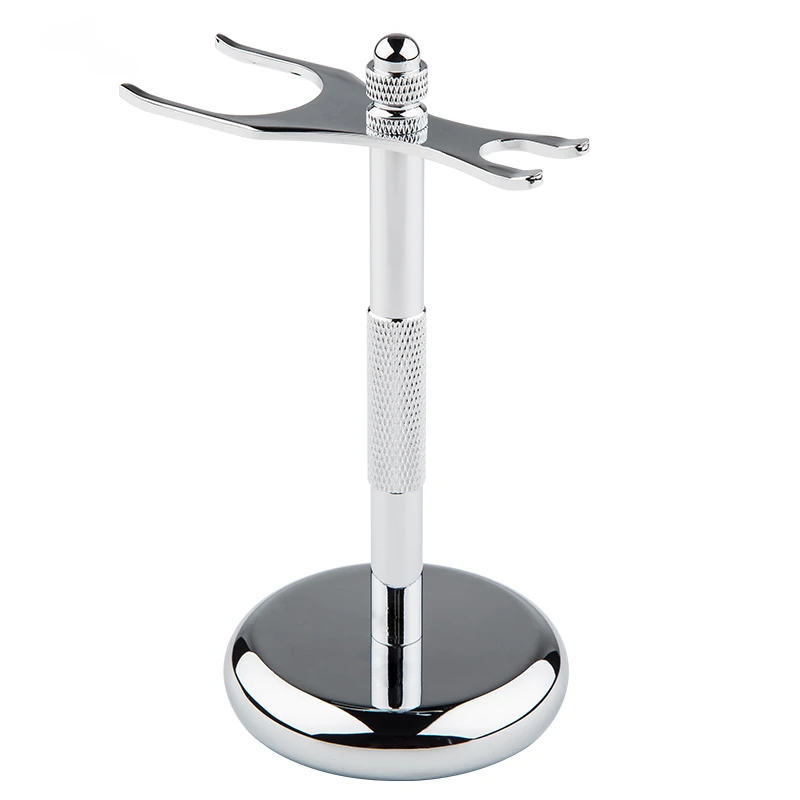 Soporte para brocha de afeitar de acero inoxidable para hombre, soporte de seguridad para máquina de afeitar, 15cm, estante y cepillo, no incluido