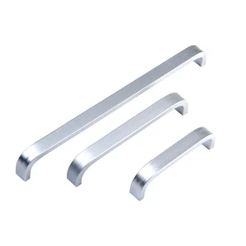 

1pc 64mm 96mm 128mm 160mm 192 mm Pull Handle Knob Drawer Cabinet Cupboard Pull Furniture Hardware Handle Door Pull Aluminum