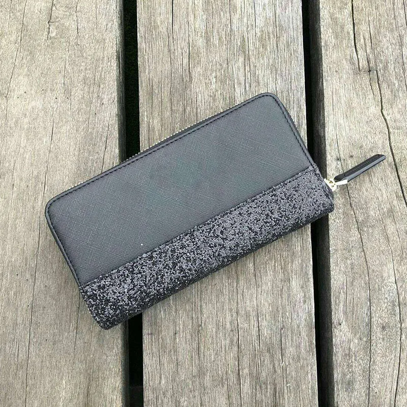Beste Portemonnee Dames Kerst Stijl Lange Portemonnee Vrouwen Rits Pu Lederen Portemonnee Grote Capaciteit Lady Wrist Band Handtas Kaart Telefoon Tas