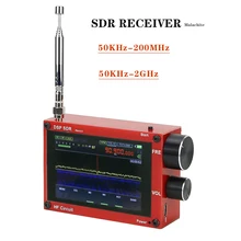 جديد جهاز استقبال Malahit SDR بقدرة 50 كيلوهرتز 2 جيجاهرتز برنامج Malachite DSP مُعرّف راديو شاشة مقاس 3.5 بوصة داخل برنامج صوت رائع 1.10c