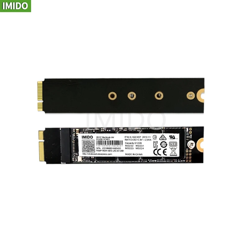 512 ГБ SSD для 2012 Macbook Air A1465 A1466 Md231 Md232 Md223 Md224 твердотельный накопитель MAC SSD
