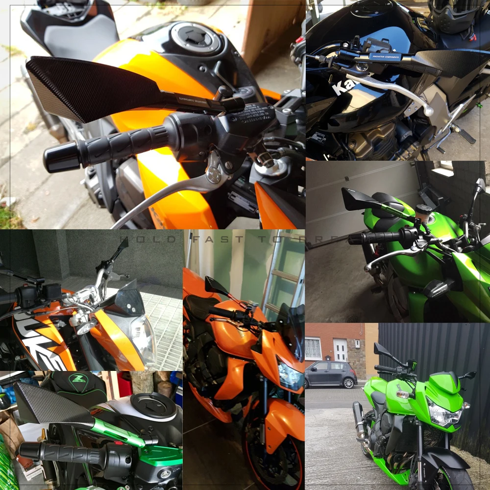 Чехол для зеркала заднего вида мотоцикла для Kawasaki Yamaha Honda Suzuki Triumph Aprilia KTM и т. Д