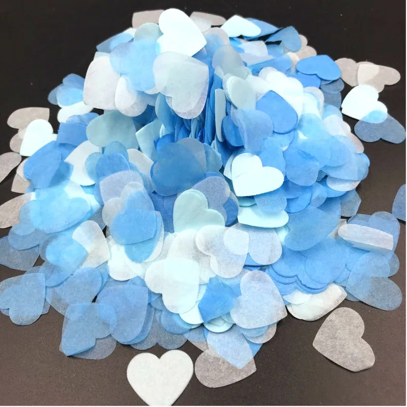 2.5cm 15g/bag Colourful Love Peach Round Confetti Wedding Birthday Baby Shower Party Filling Balloons Decorations Mixed Colors - Color: 5