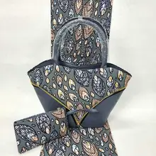 Африканские Восковые сумки с 6 ярдов восковой печатью ткани хлопок, самые популярные женские сумки и восковые принты ткани! Y082