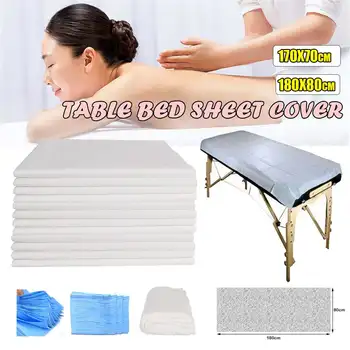 

100PCS Disposable Non-woven Bed Pads Cover Sheets Massage Beauty Home Care Non-woven Fabric 80x180cm