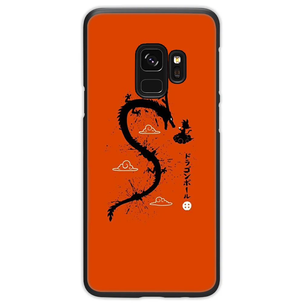 Японский Драконий жемчуг Z Super Son Goku силиконовый черный чехол для телефона Samsung S6 S7
