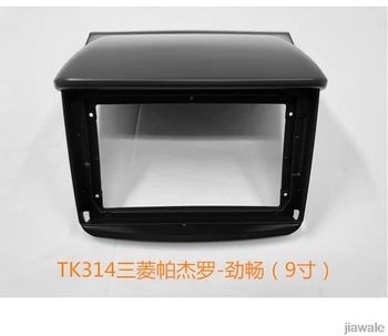 

9" Car Fascia Frame Install Panel Dashboard Trim Kit radio for Mitsubishi Pajero sport Montero Nativa Dakar L200 2008-2012
