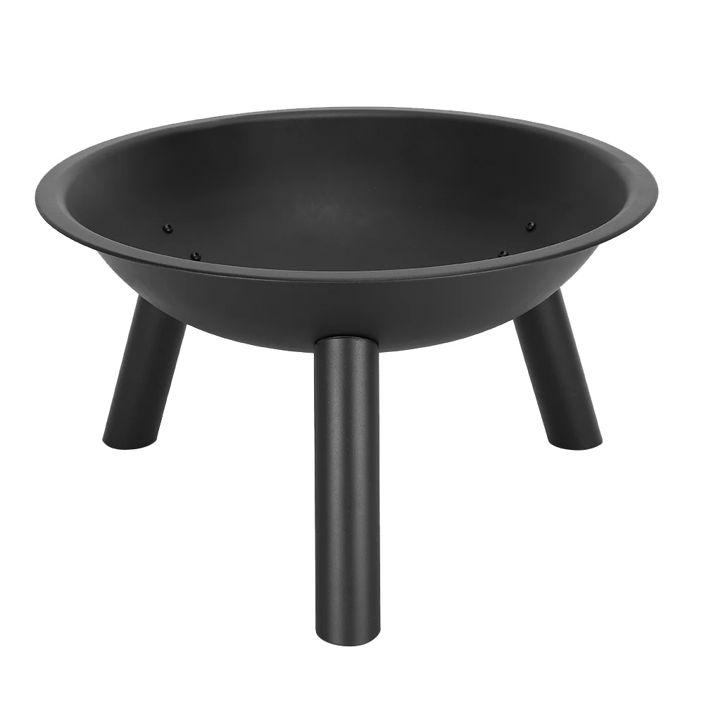

22' Iron Fire Pit Bowl Black Hot Sale