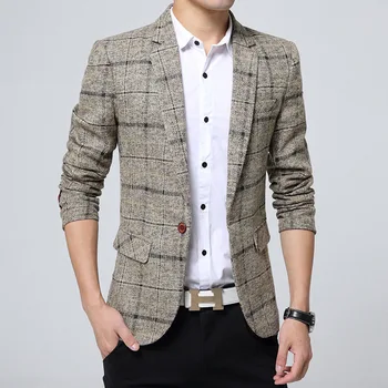 

Man Solid Color Small Man's Suit Will Code Ephebe Leisure Time Small Suit