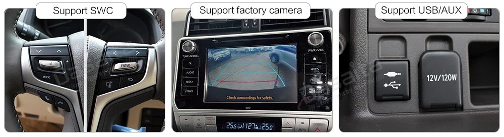 Clearance Car Radio DSP Android 9.0 for Toyota New Prado Navigation 2018 Autoradio GPS 10.2" IPS Multi Touch Screen MAX6 2