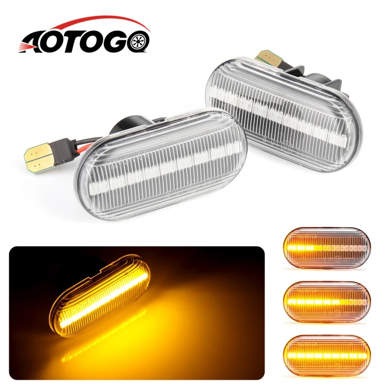 

2PCS For Renault Led Dynamic Side Marker Turn Signal Light Sequential Blinker Light For CLIO ESPACE KANGOO MEGANE LAGUNA MASTER