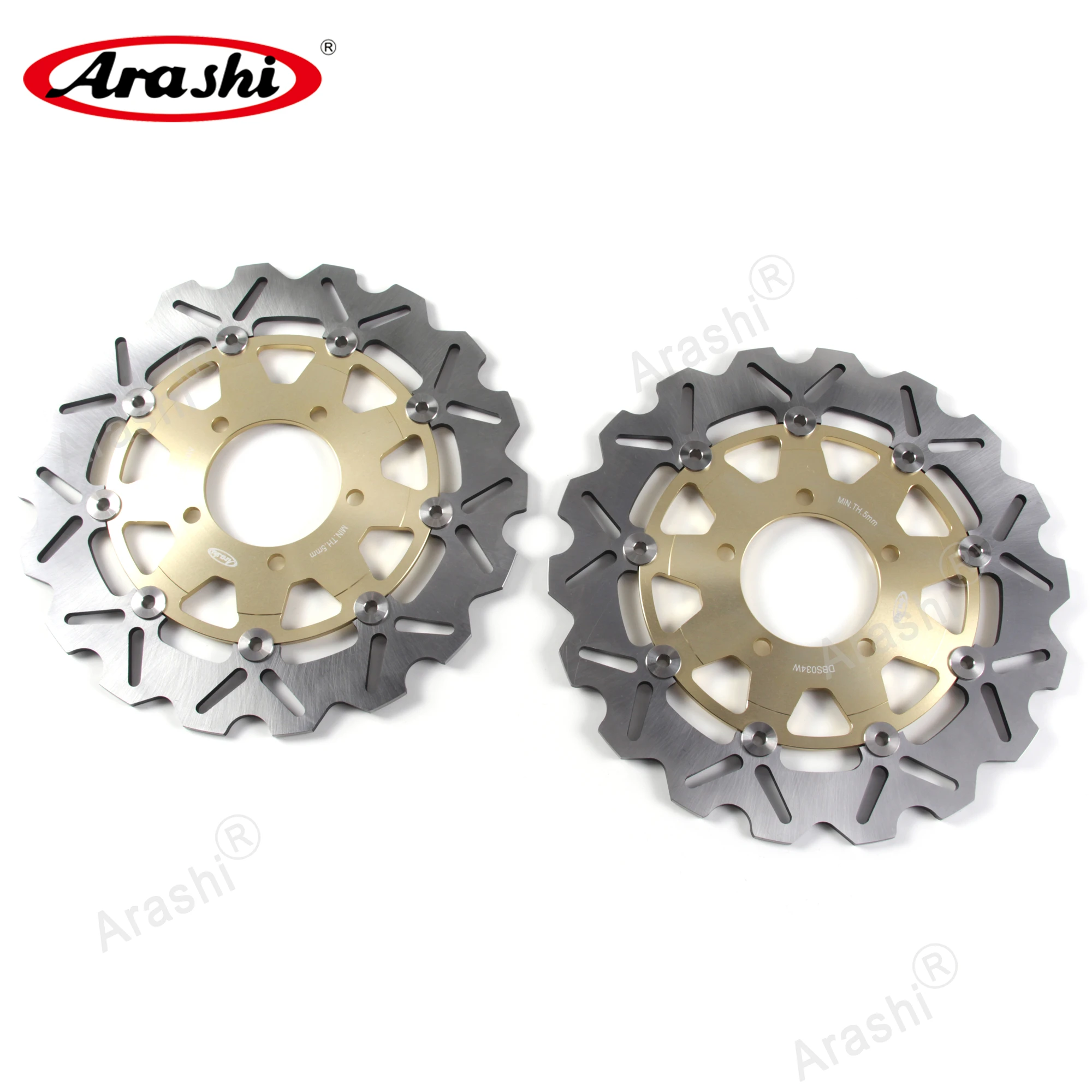 

ARASHI Front Brake Discs For KAWASAKI VN 650 Vulcan S ABS / Cafe 2016 - 2020 CNC Brake Disks Rotors VN650 VN650S 2017 2018 2019